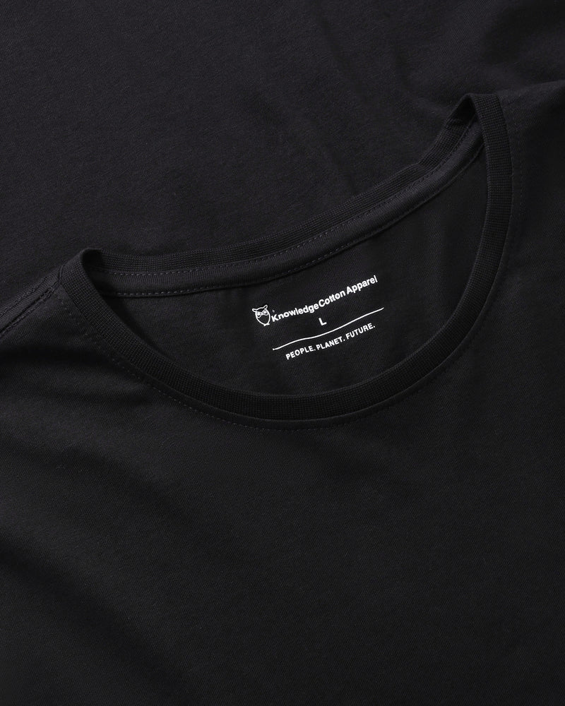 Regular fit Basic tee - Black Jet