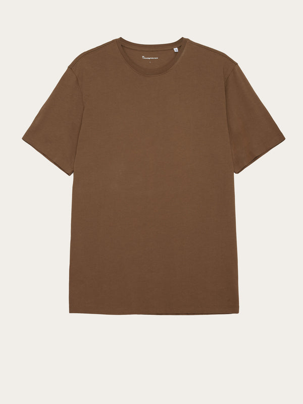 KnowledgeCotton Apparel - MEN Regular fit Basic tee T-shirts 1388 Cub