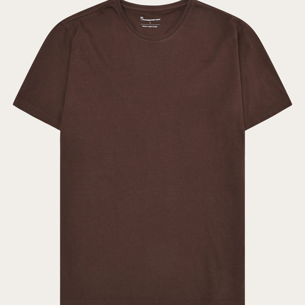 Regular fit Basic tee - Shaved Chocolate
