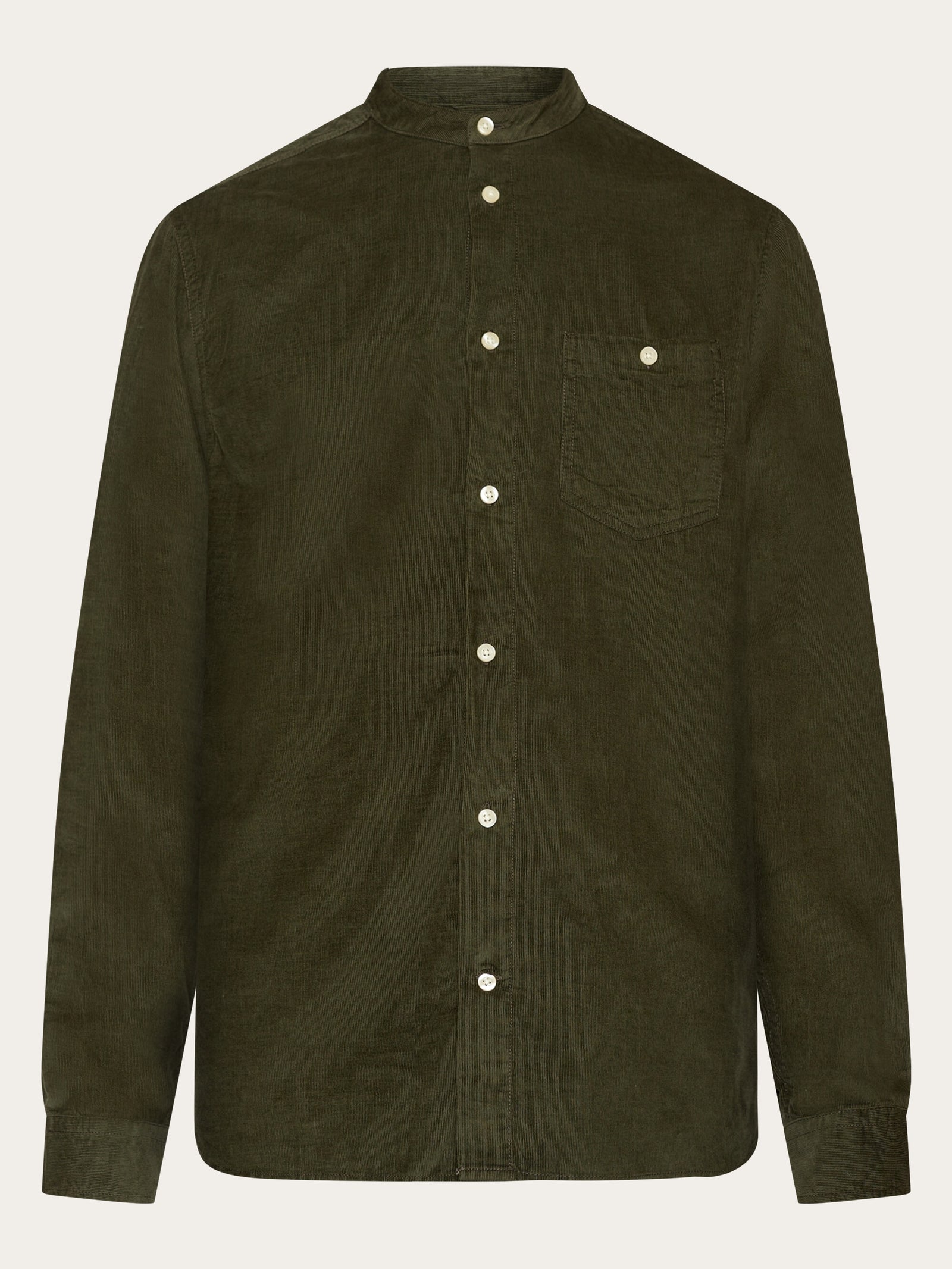 Buy Regular fit corduroy strand collar shirt - Forrest Night