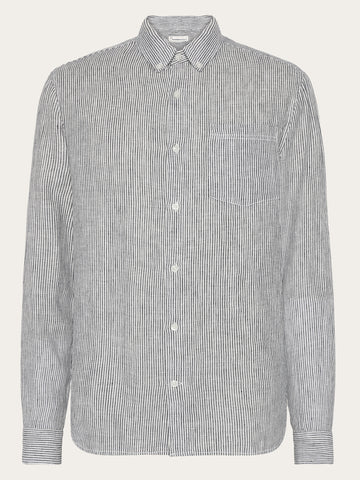 【KOOLOSET】[Linen] Mate Crop Check Shirt Crop Linen Check Shirt (2color) - kooloset