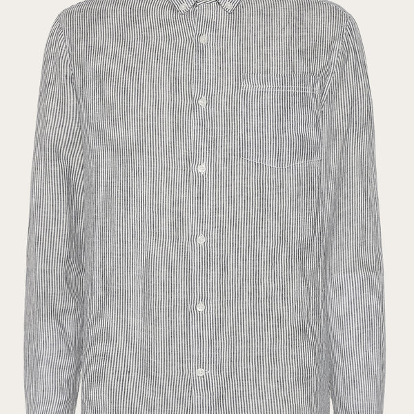 ★★ ★★ Regular Striped Linen Shirt T22F3WSH0 Frontier Threads Men's Short Sleeve Linen Like Stripe