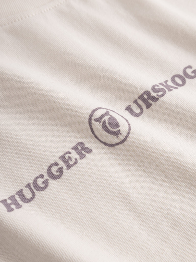KnowledgeCotton Apparel - WMN Relaxed fit Urskog tee T-shirts 1387 Egret
