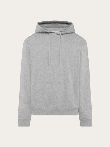 KnowledgeCotton Apparel - MEN Relaxed hoodie Sweats 1012 Grey Melange