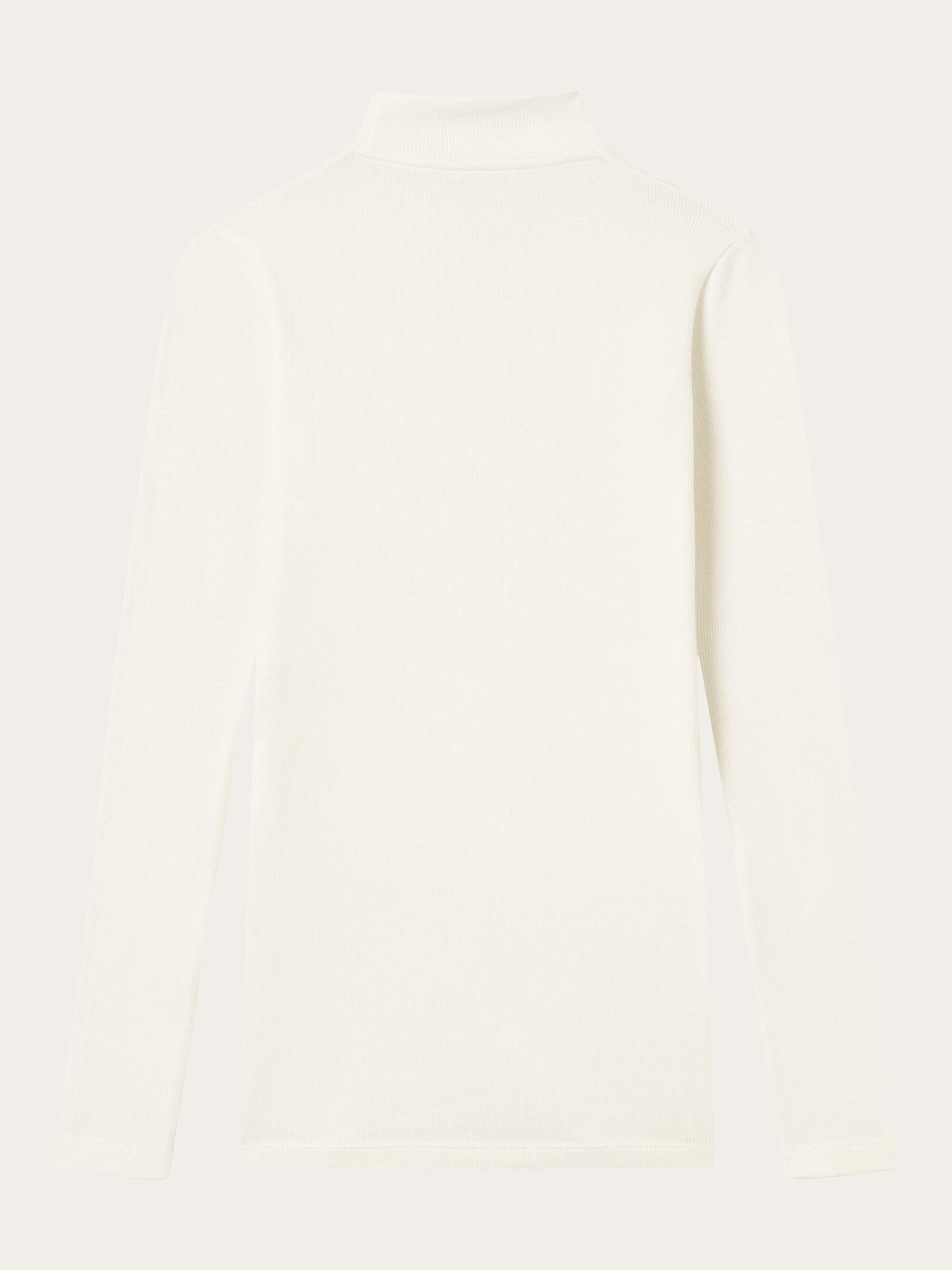 希少！8gshoot ORGANICPILE MOCKNECK SHIRT白 Rib_high_neck_long_sleeve-T-