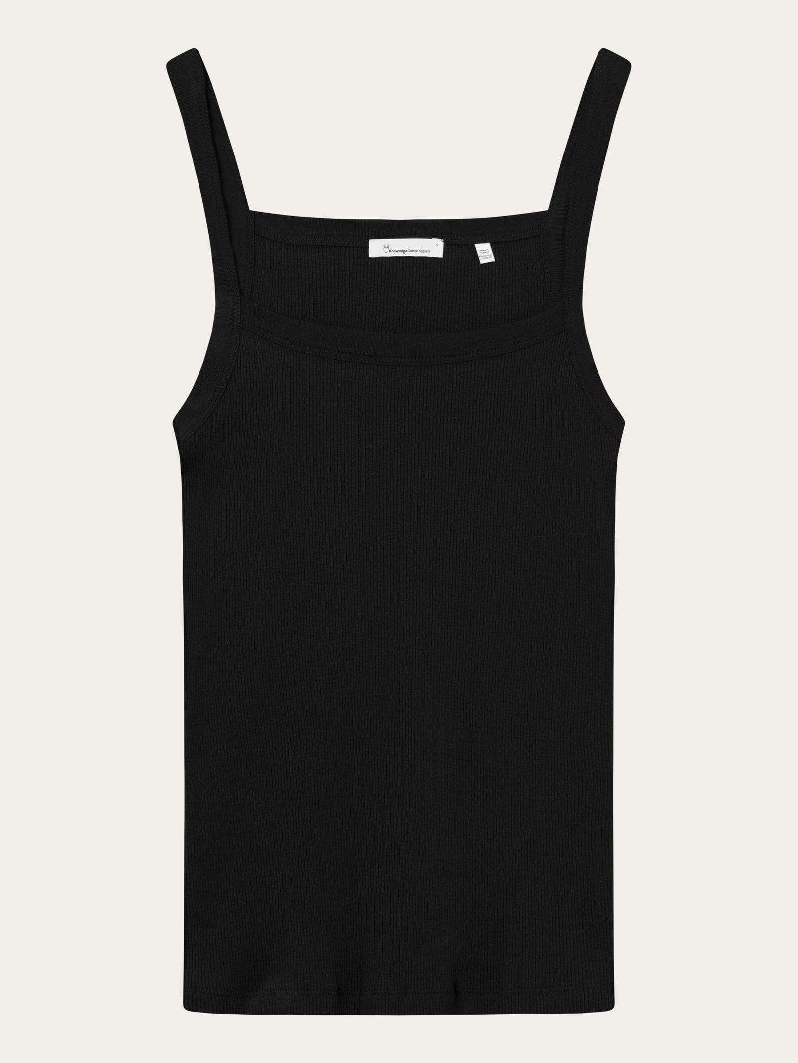 最終価格　BASERANGE Loch Top-Cotton Rib-Black BASERANGE Loch Top-Cotton Rib-Black