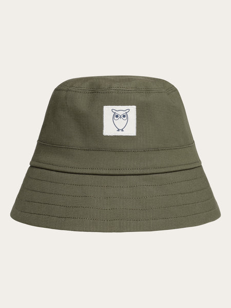 Ripstop bucket hat - GOTS/Vegan - Burned Olive