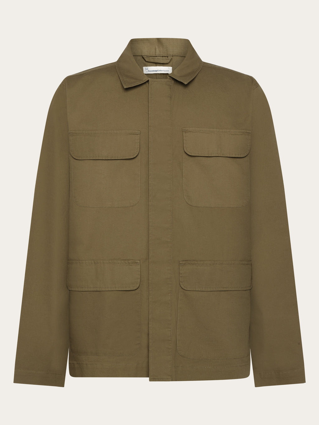 Ripstop overshirt - GOTS/Vegan - Burned Olive