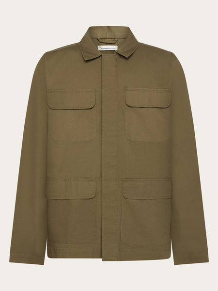 Ripstop overshirt - GOTS/Vegan - Burned Olive