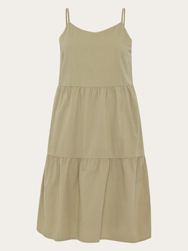 seersucker dress ladies Seersucker strap dress