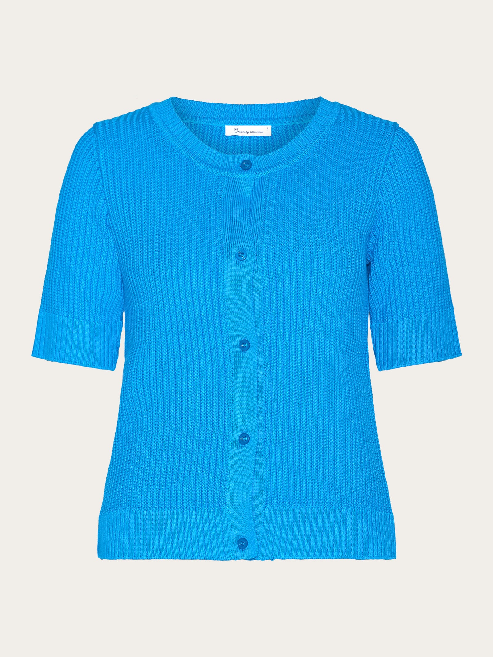 アウターその他 Odd Studio Odd Signature Logo Button Crop Cardigan BLUE 12396681_2582611.jpg