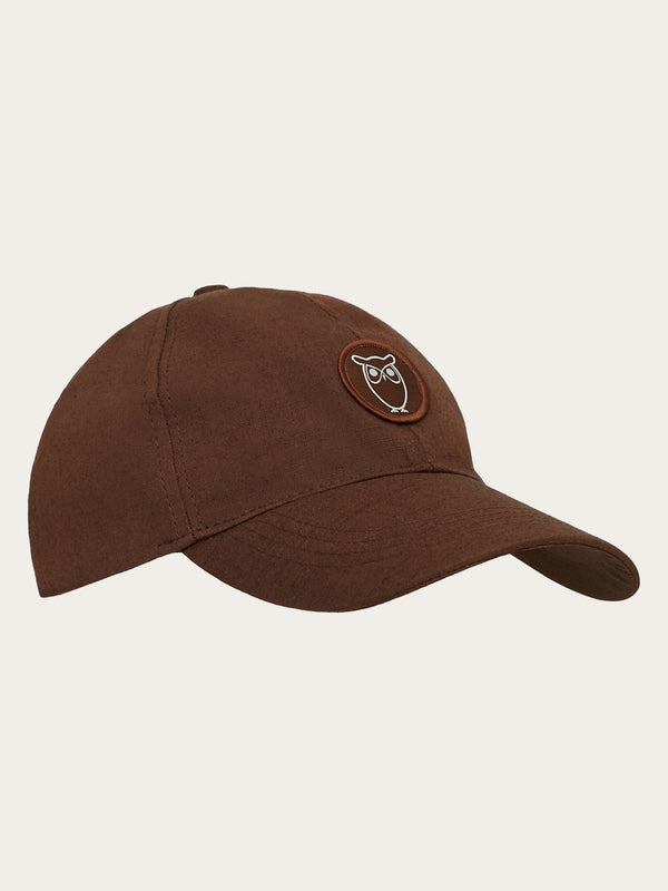 KnowledgeCotton Apparel - UNI Slub yarn baseball cap - GOTS/Vegan Caps 1441 Tiramisu