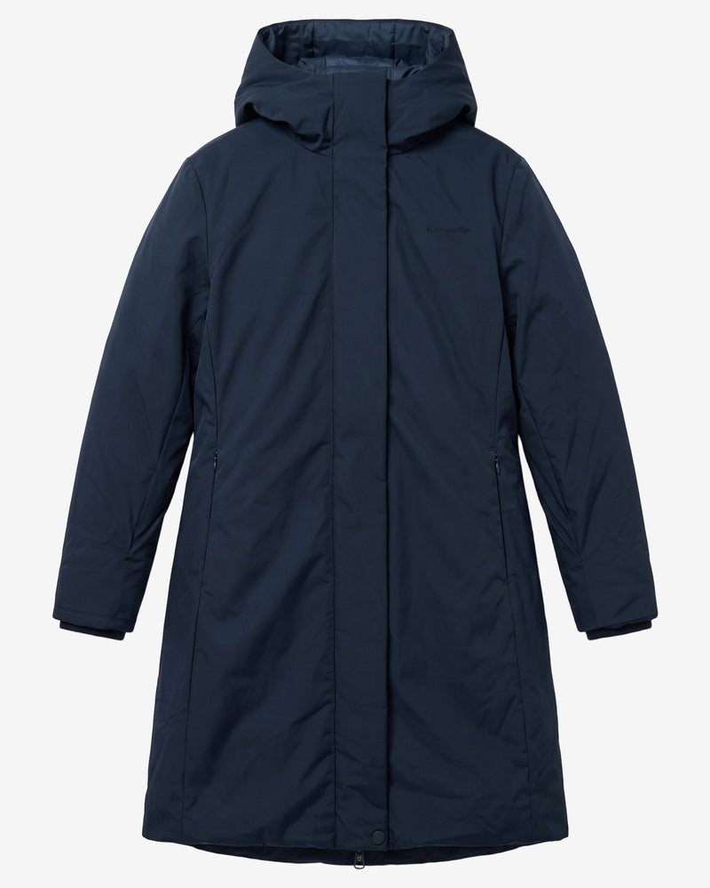 KnowledgeCotton Apparel - WMN Soft Shell Parka Jackets 1001 Total Eclipse