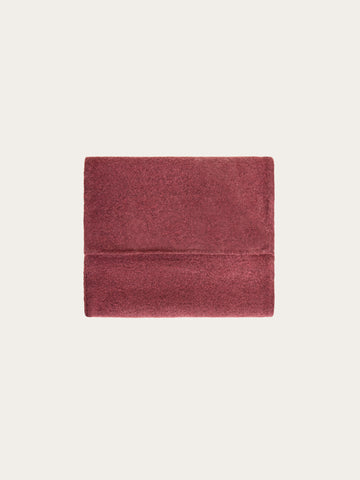 KnowledgeCotton Apparel - UNI Soufflé yarn scarf Scarfs 1500 Burgundy