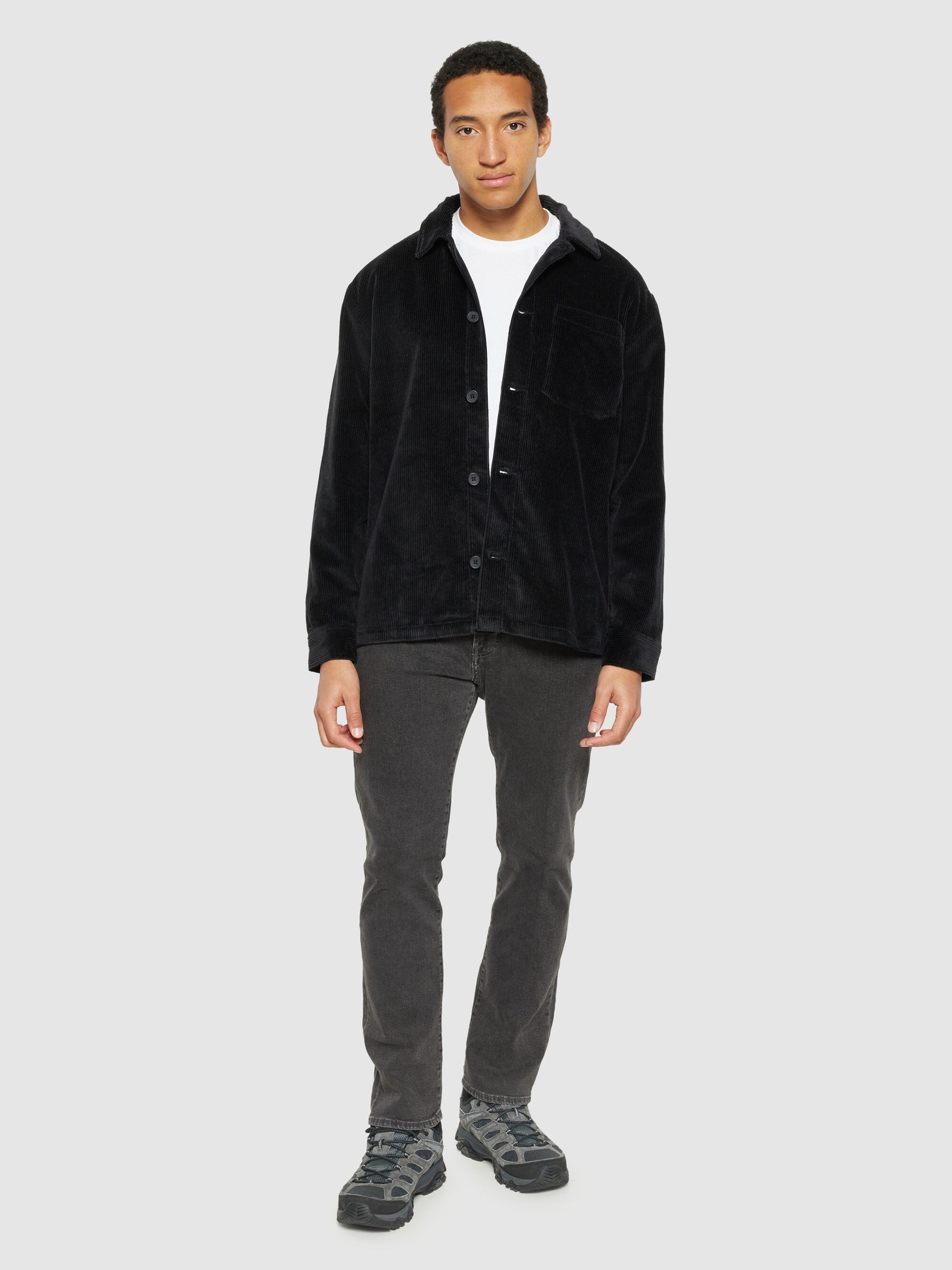 『TEN WORK CORDUROY JKT BLACK L』 TEN WORK CORDUROY JKT BLACK L』 Corduroy Work Jacket - Black