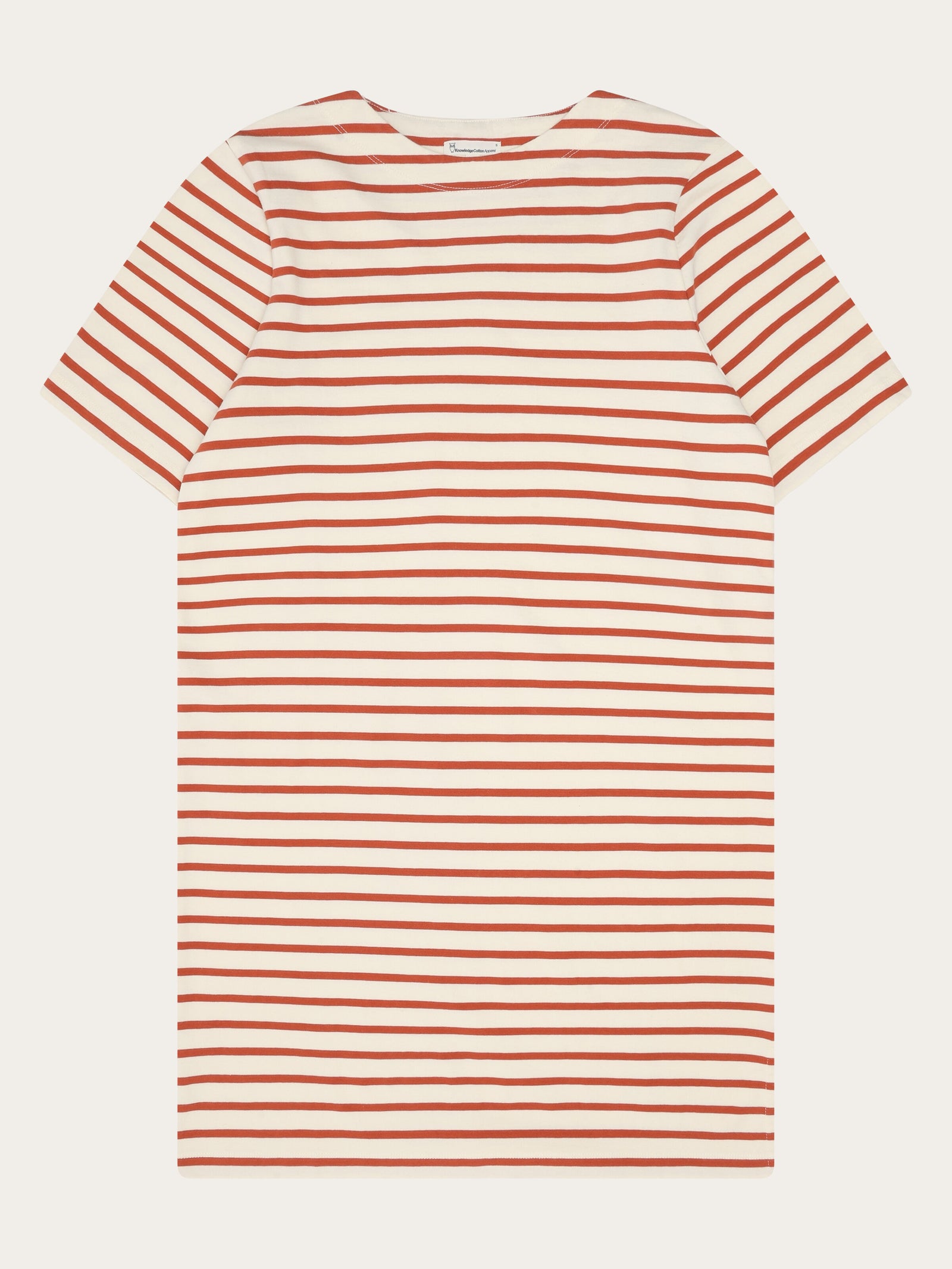 KnowledgeCotton Apparel Women's Stripe T-shirt Dress