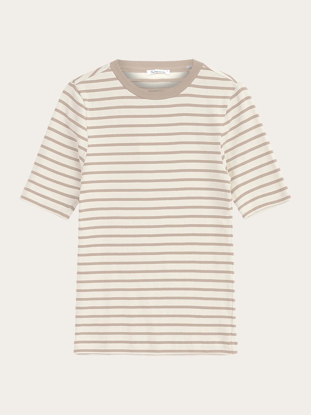 Tシャツ・カットソー COVERNAT Gradient striped t-shirt beige 20230523131951_E5x793eJ3hiSp0K