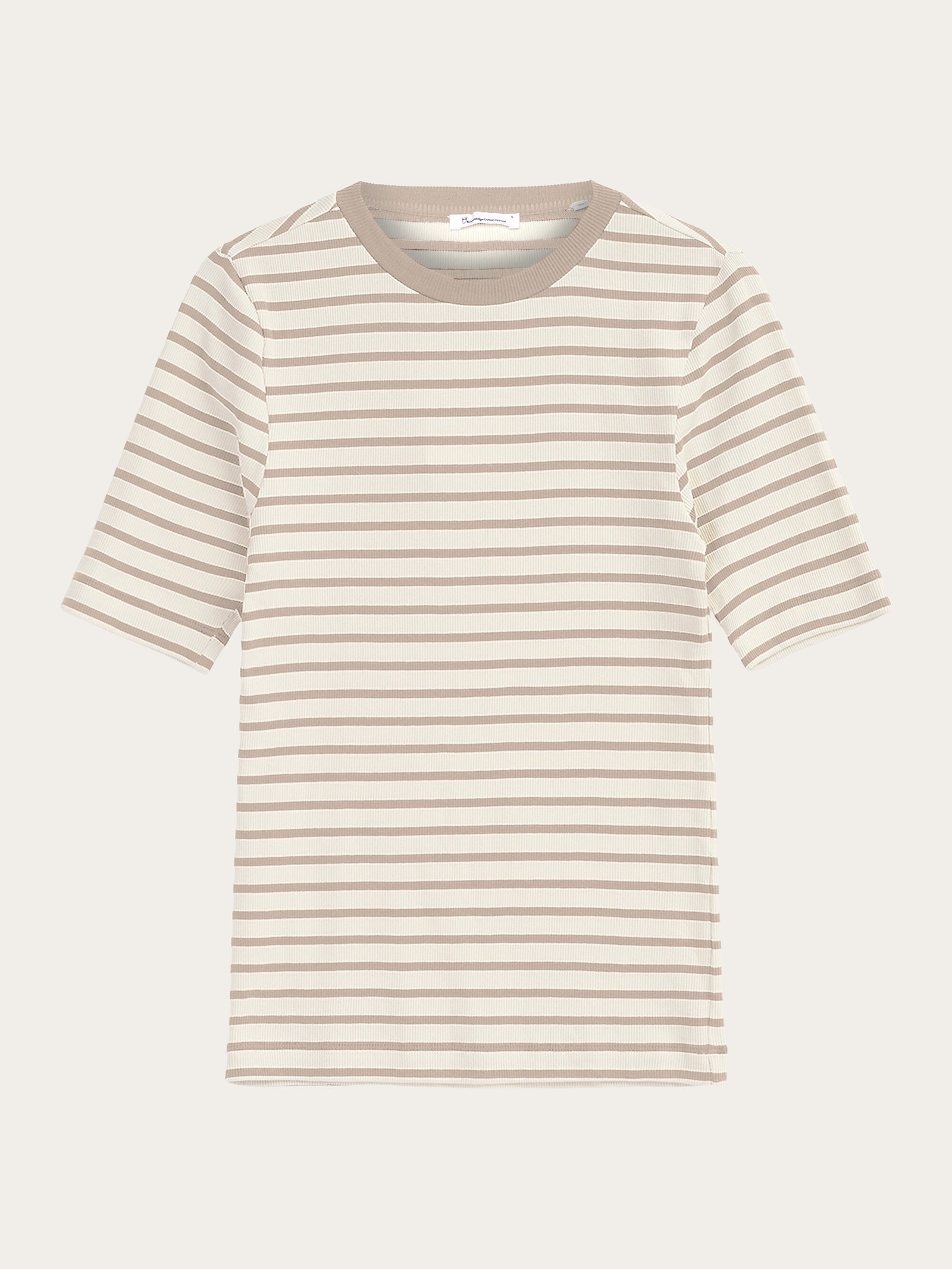 Tシャツ・カットソー COTTON T-SHIRT STRIPED MOTIF Printed cotton jersey T-shirt in blue and white | GUCCI® US