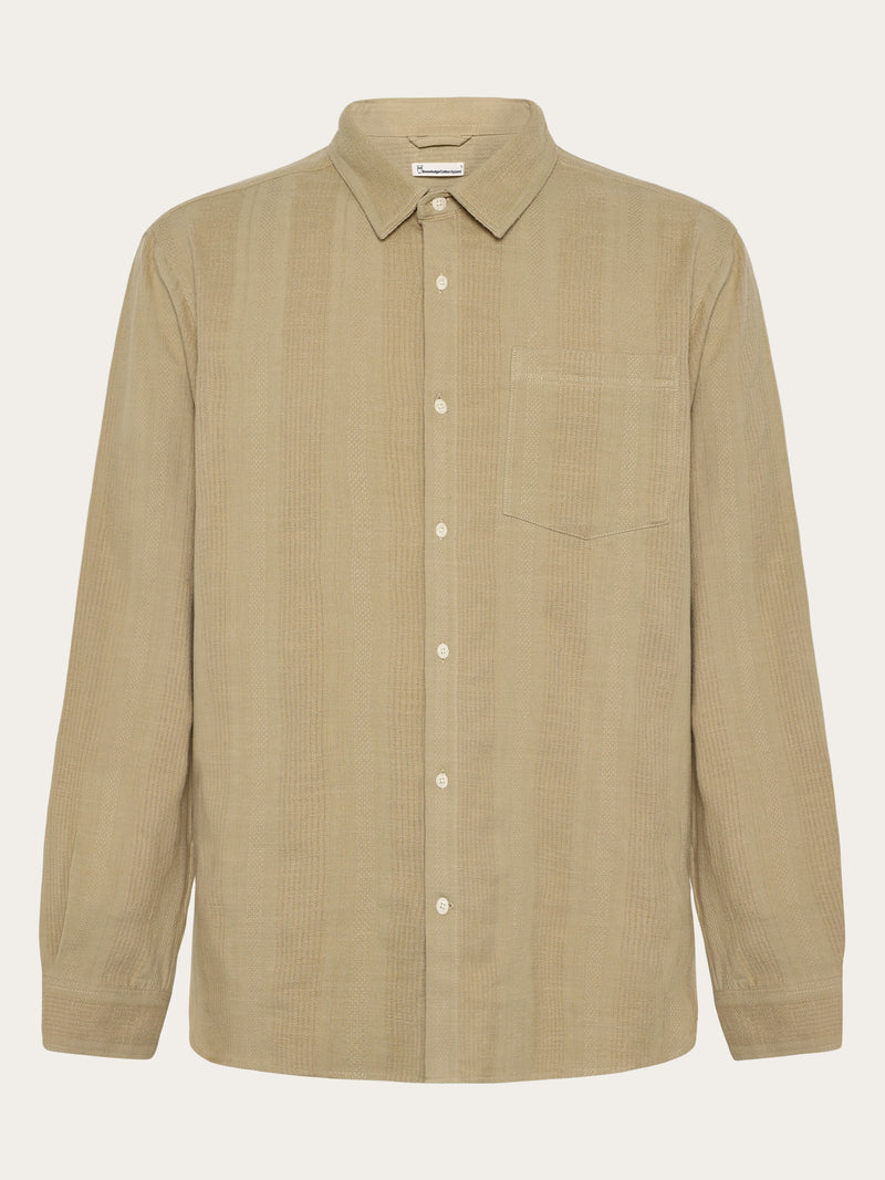 organic dress shirts 100% Organic Hemp Dress Shirt Plastic-free Synthetic-free Large / Natural