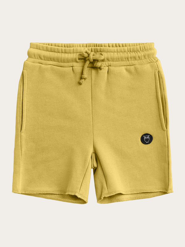 KnowledgeCotton Apparel - YOUNG Sweat shorts - GOTS/Vegan Shorts 1429 Misted Yellow