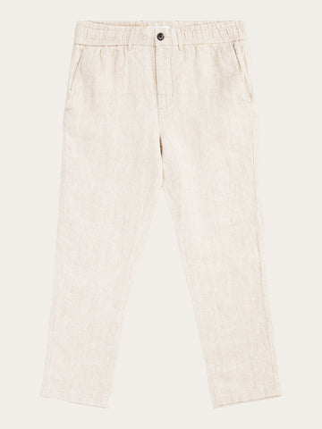 【お年玉セール特価】 Buy TIM tapered herringbone linen elastic waist string pants パンツ
