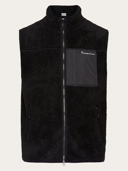 トップス THE DAY FLEECE CLASSIC VEST Black size1 Teddy_fleece_vest-Vests-