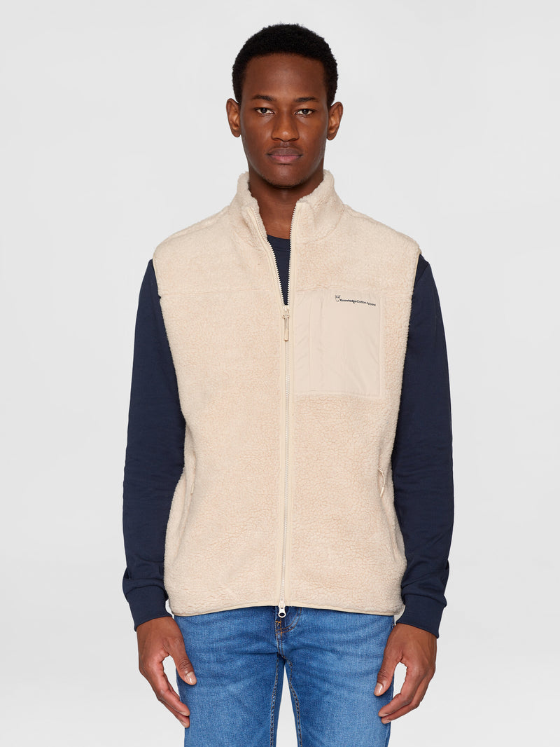 Buy Teddy fleece vest - Item Colour - from KnowledgeCotton Apparel®