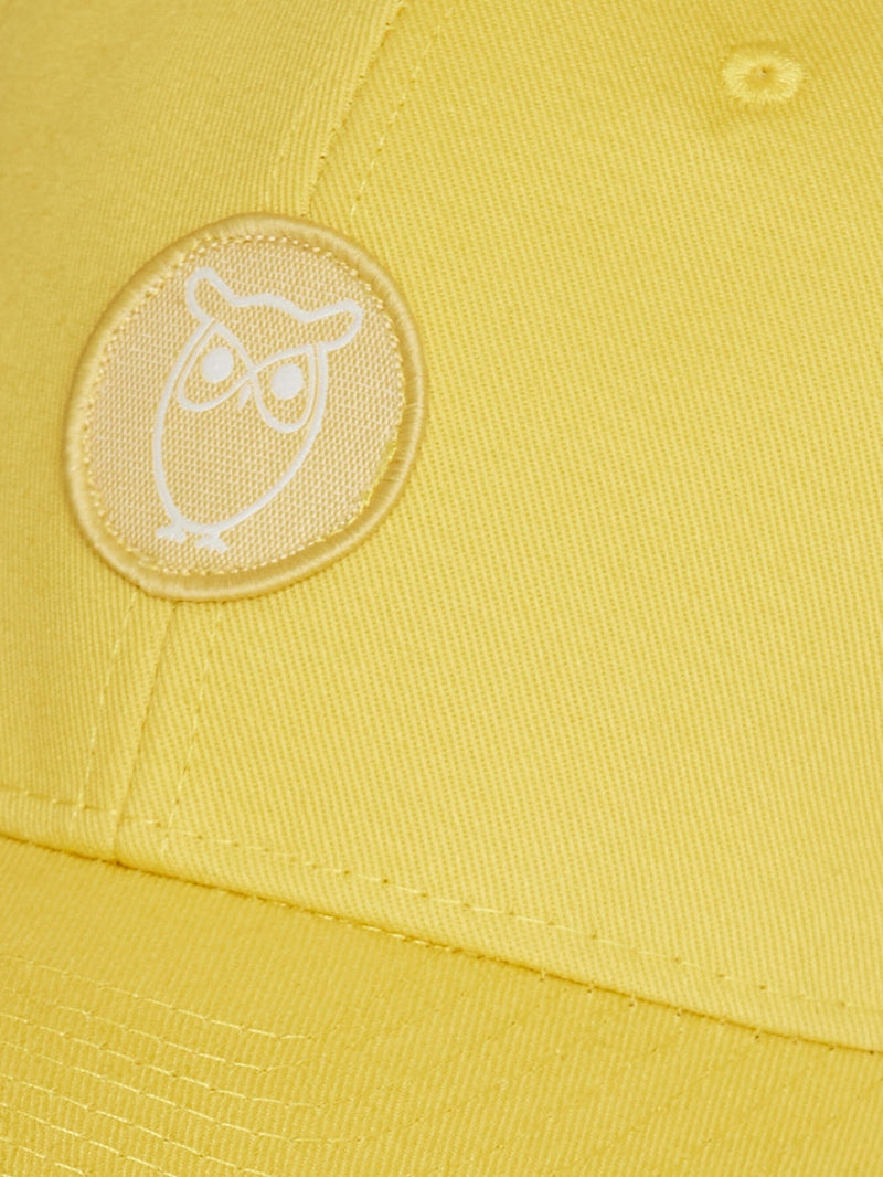 KnowledgeCotton Apparel - UNI Twill baseball cap Caps 1429 Misted Yellow