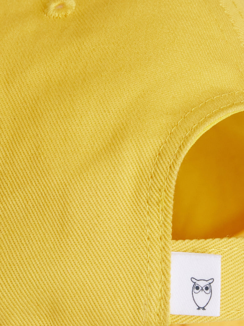 KnowledgeCotton Apparel - UNI Twill baseball cap Caps 1429 Misted Yellow