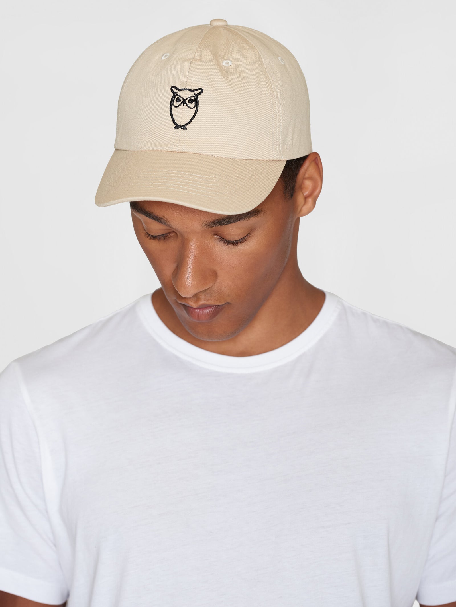 Buy Organic Cotton Twill Cap GOTS Vegan Light feather gray from KnowledgeCotton Apparel