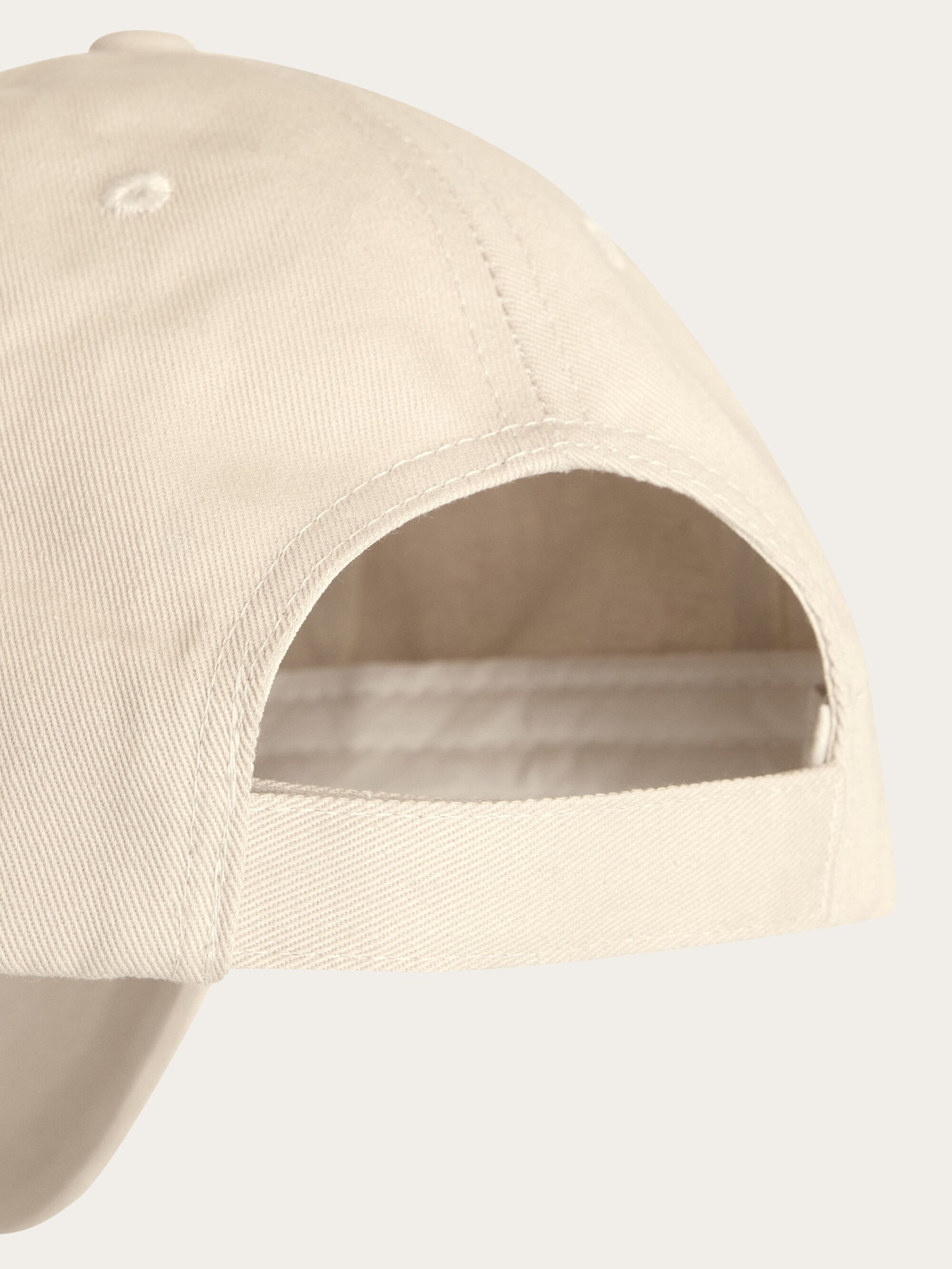 Twill logo cap - Light feather gray – KnowledgeCotton