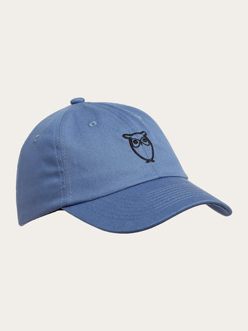 Buy Organic Cotton Twill Cap GOTS Vegan Moonlight Blue from KnowledgeCotton Apparel