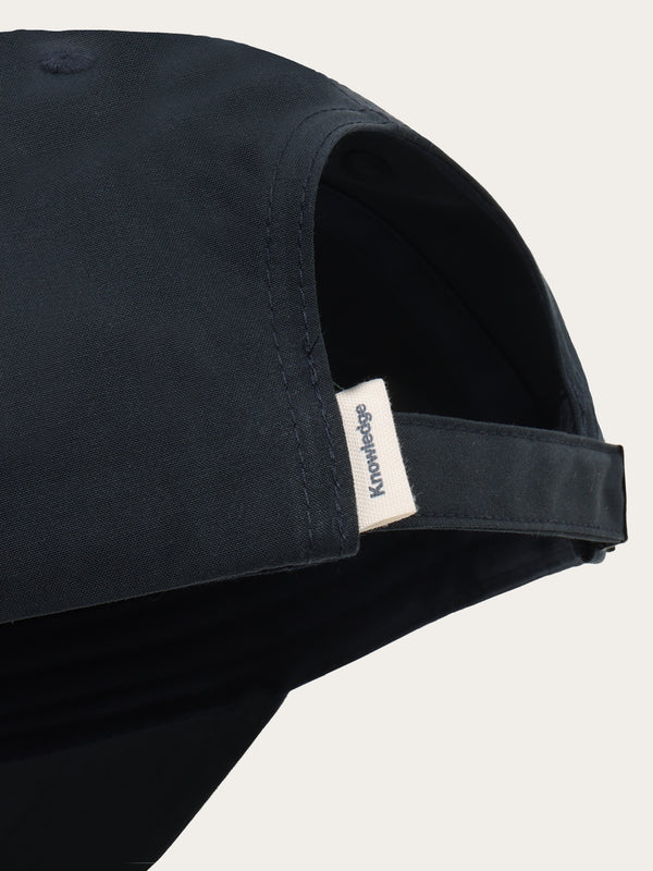 KnowledgeCotton Apparel - UNI Vent 200 Canvas Classic Cap GOTS Caps 1001 Total Eclipse