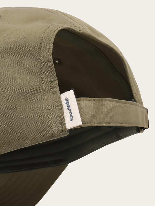 KnowledgeCotton Apparel - UNI Vent 200 Canvas Classic Cap GOTS Caps 1068 Burned Olive