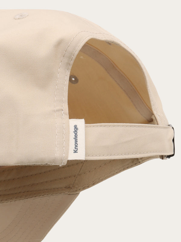 KnowledgeCotton Apparel - UNI Vent 200 Canvas Classic Cap GOTS Caps 1228 Light feather gray