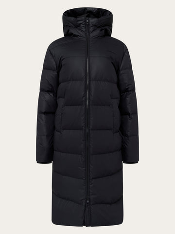 KnowledgeCotton Apparel - WMN Vent 90 puffer coat Jackets 1300 Black Jet