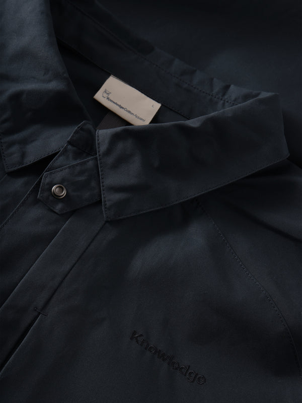 KnowledgeCotton Apparel - MEN Vent Canvas 200 Classic Jacket - GOTS/Vegan Jackets 1001 Total Eclipse