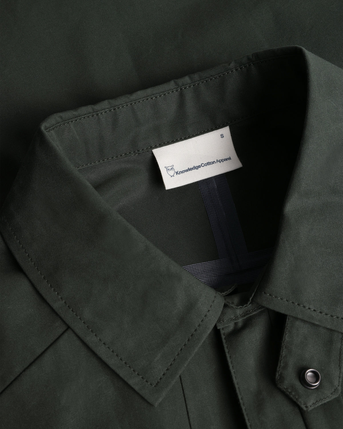 KnowledgeCotton Apparel - WMN Vent canvas 200 jacket Jackets 1090 Forest Night