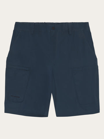 KnowledgeCotton Apparel - MEN Vent canvas 200 shorts Shorts 1001 Total Eclipse
