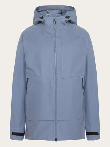 KnowledgeCotton Apparel - MEN Vent canvas 270 shell jacket Jackets 1226 Vintage Indigo