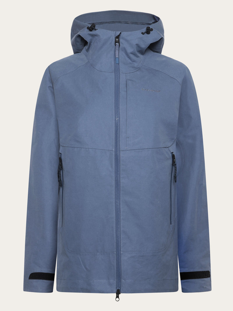 KnowledgeCotton Apparel - WMN Vent canvas 270 shell jacket Jackets 1226 Vintage Indigo