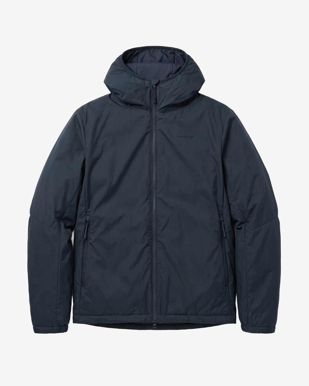 KnowledgeCotton Apparel - MEN Vent ripstop 140 jacket Jackets 1001 Total Eclipse
