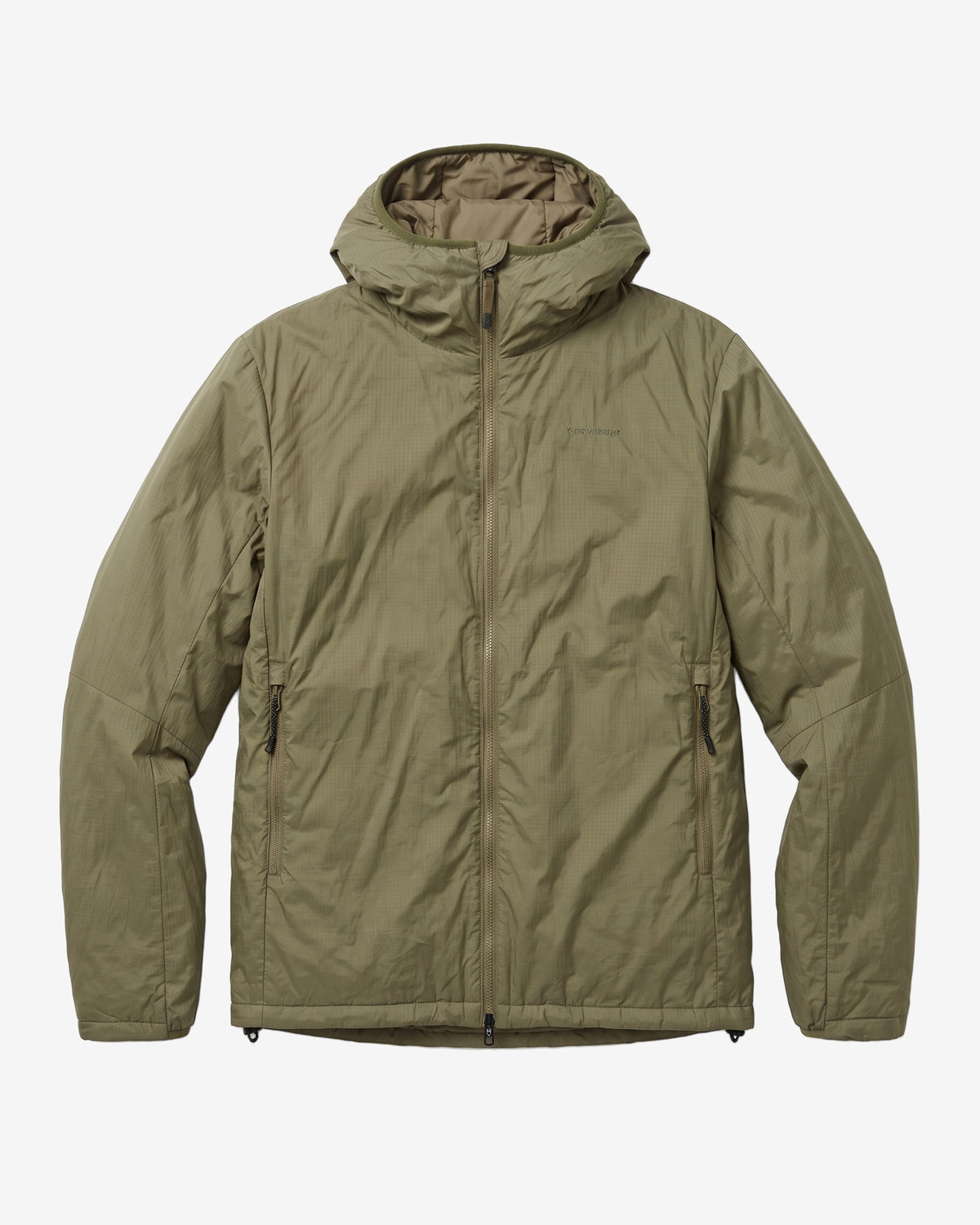 KnowledgeCotton Apparel - MEN Vent ripstop 140 jacket Jackets 1068 Burned Olive