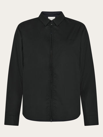 KnowledgeCotton Apparel - WMN Vent ripstop 90 overshirt Overshirts 1300 Black Jet