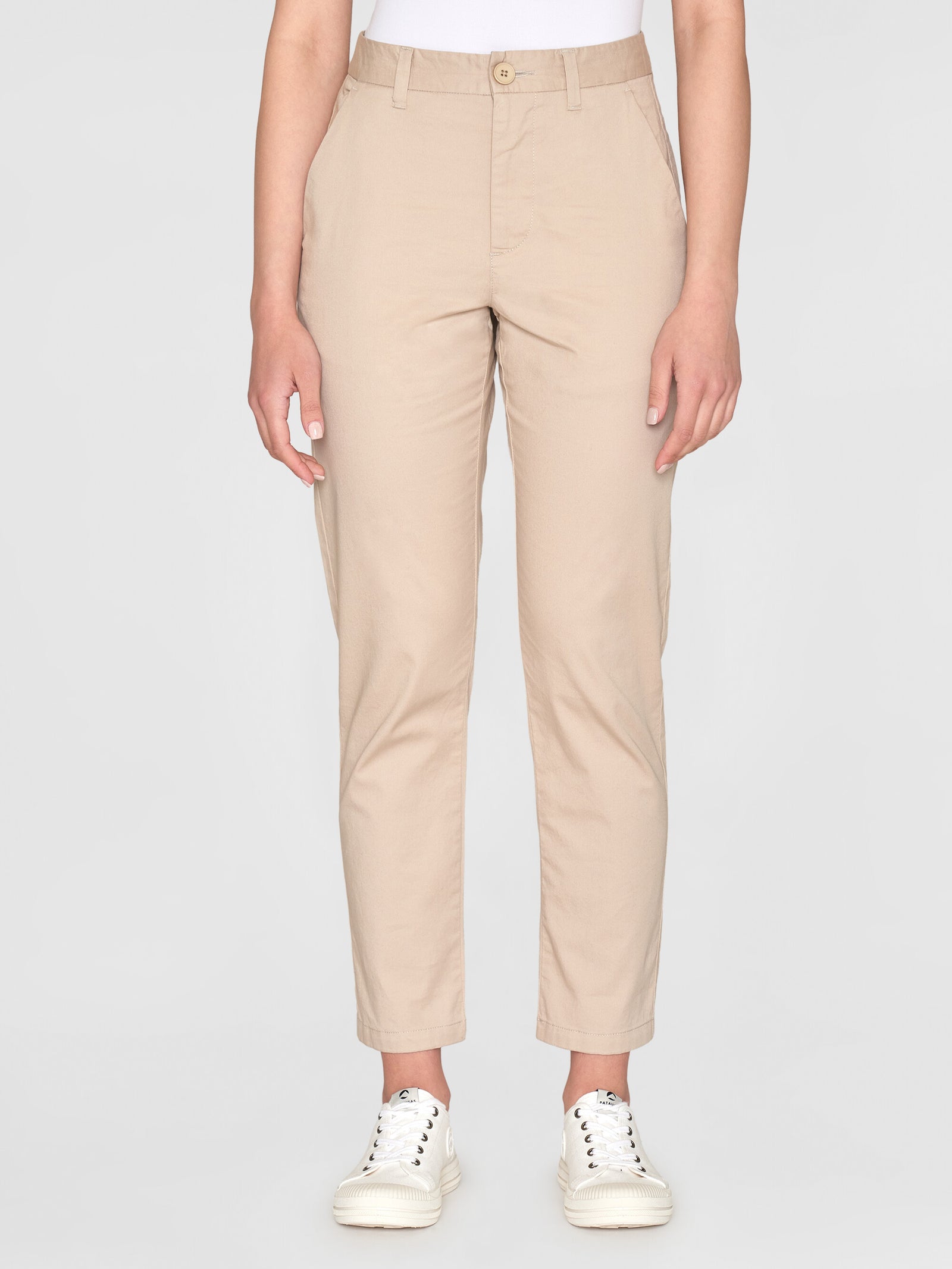 【予約販売】本 Buy WILLOW regular cropped poplin chino - Light feather gray ネイルカラー・マニキュア