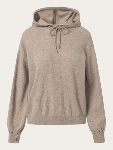 Buy Wool hood knit - Chocolate Plum - from KnowledgeCotton Apparel®