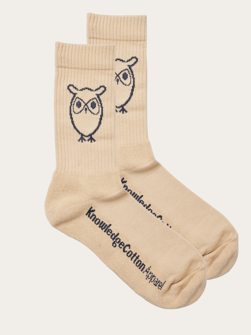 KnowledgeCotton Apparel - UNI 2-pack tennis sock Socks 1347 Safari