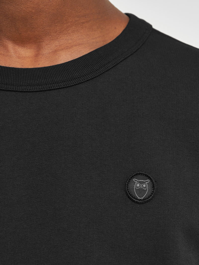 sweat from Apparel® Jet Buy badge Basic - - Black KnowledgeCotton