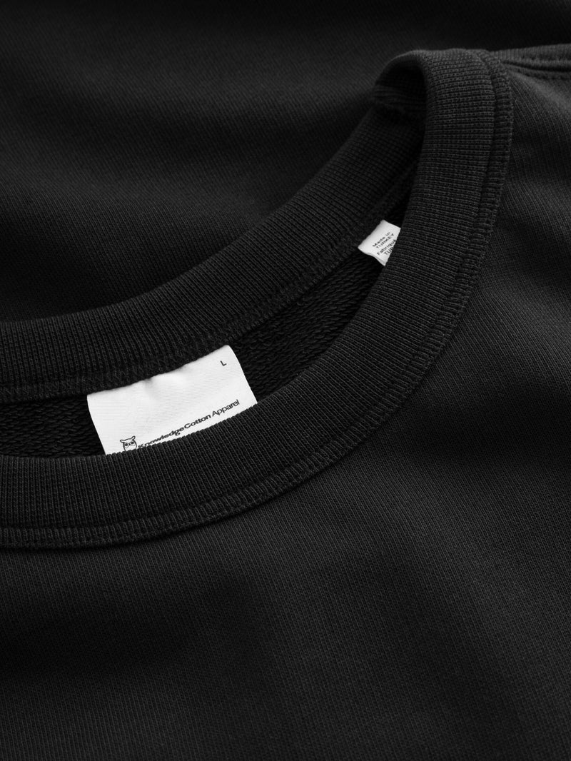 - Jet badge sweat Black - from Basic Buy Apparel® KnowledgeCotton