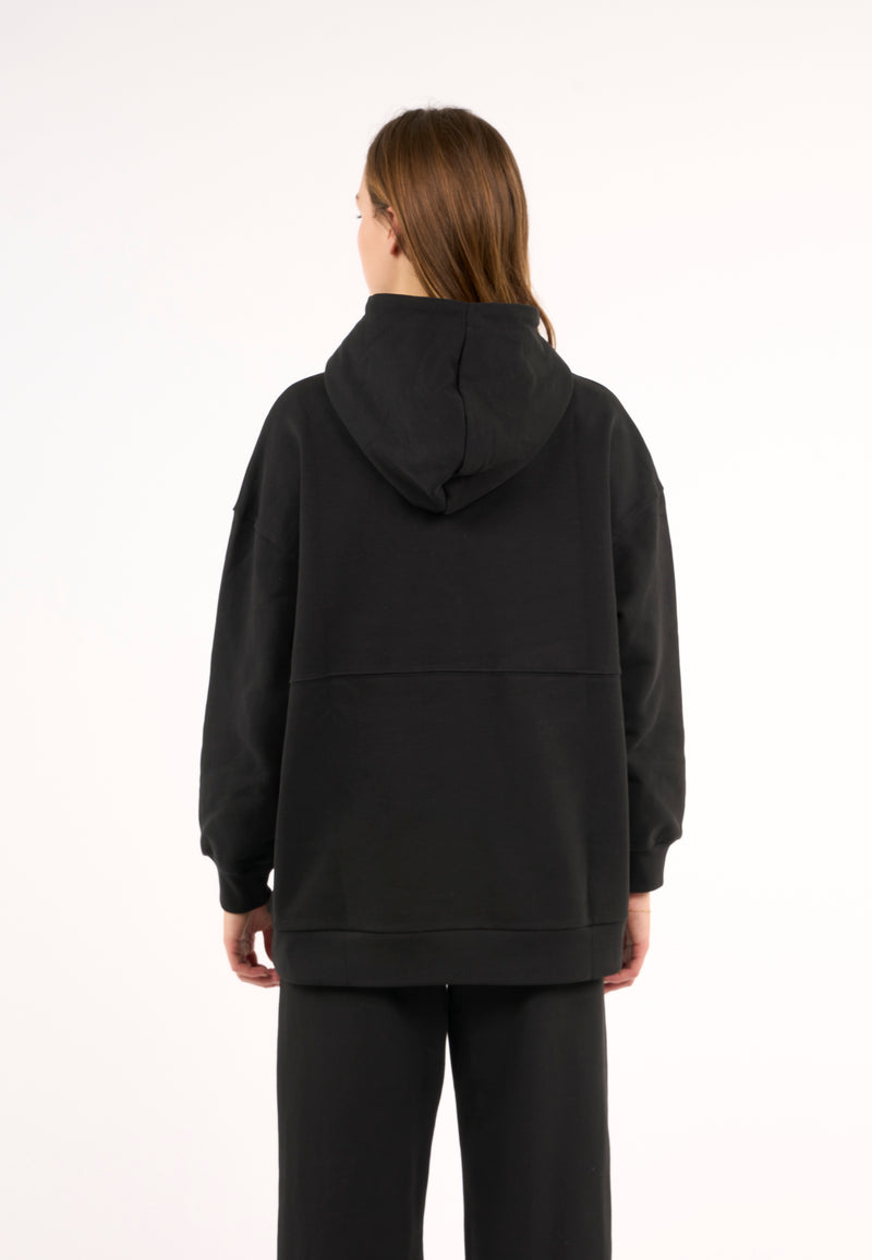 Buy Boyfriend sweatshirt - Black from KnowledgeCotton - Apparel® Jet